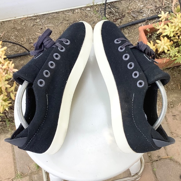 Mens Sz 9 USED ALLBIRDS Tree Pipers Running Shoes 1020 NV1 7.1KG Black/White - Picture 5 of 12